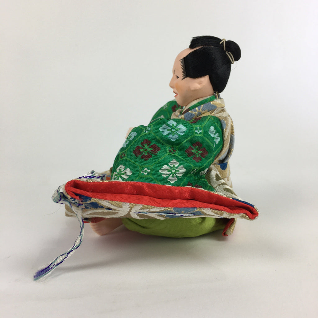 Japanese Hina Doll Servant Vtg Expressive Anger Face Girls Day Decor ID439