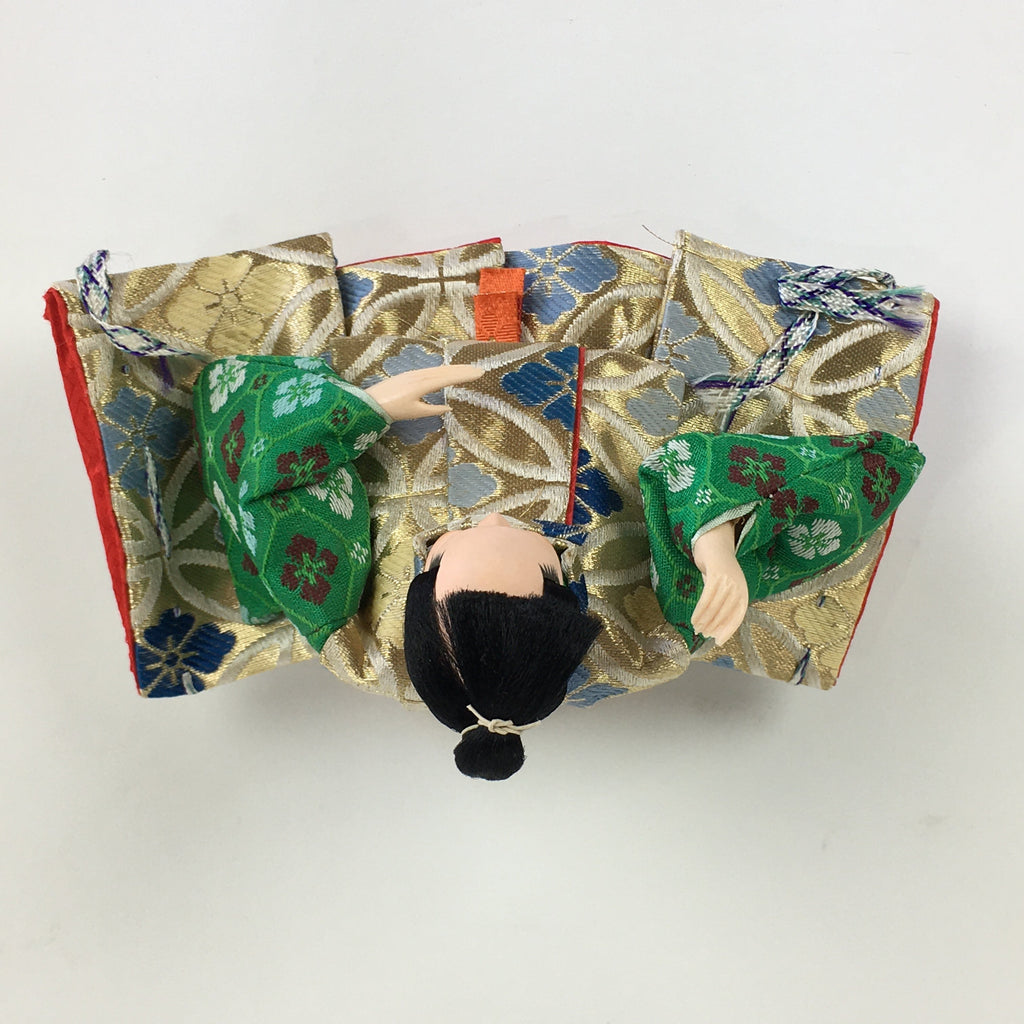 Japanese Hina Doll Servant Vtg Expressive Anger Face Girls Day Decor ID439