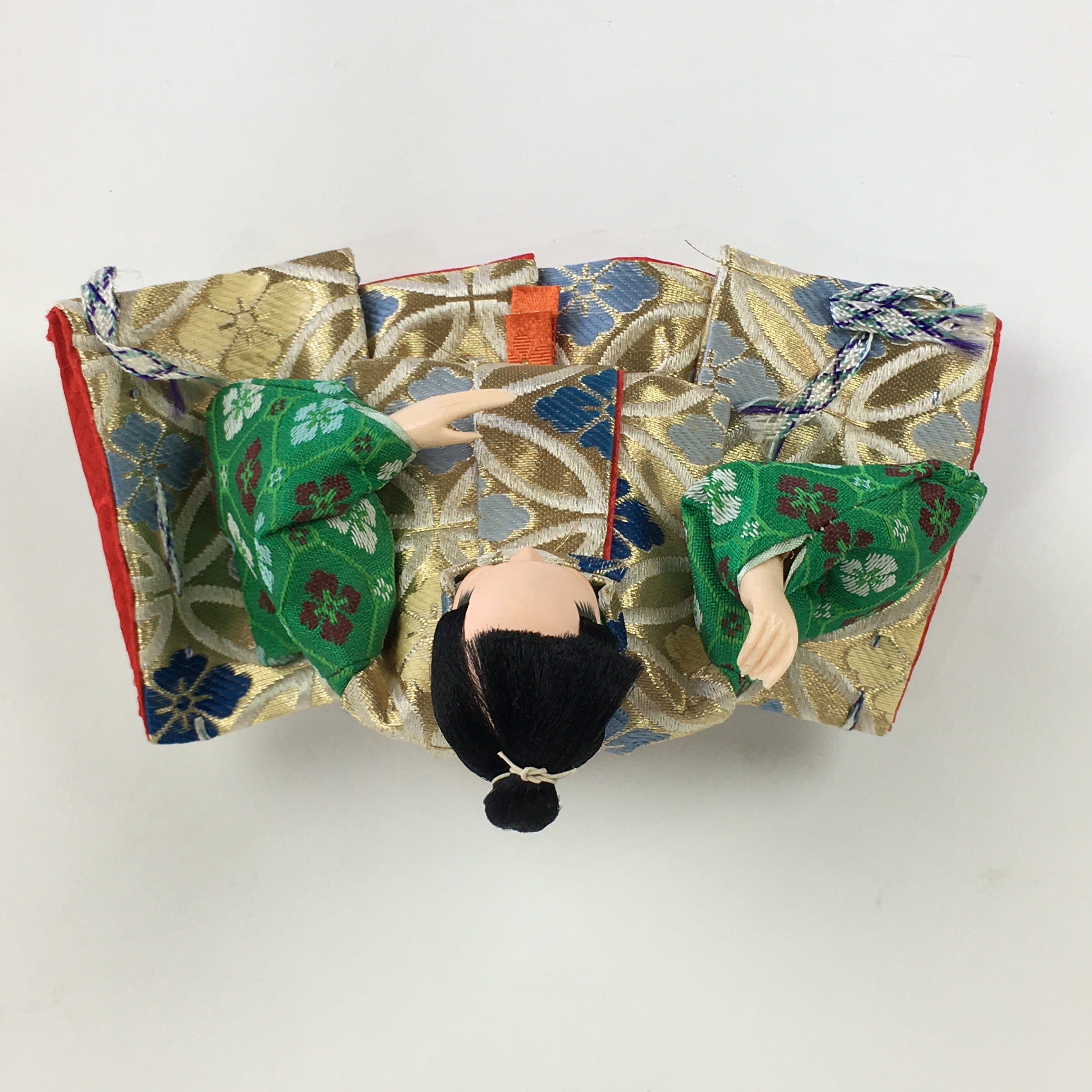 Japanese Hina Doll Servant Vtg Expressive Anger Face Girls Day Decor ID439