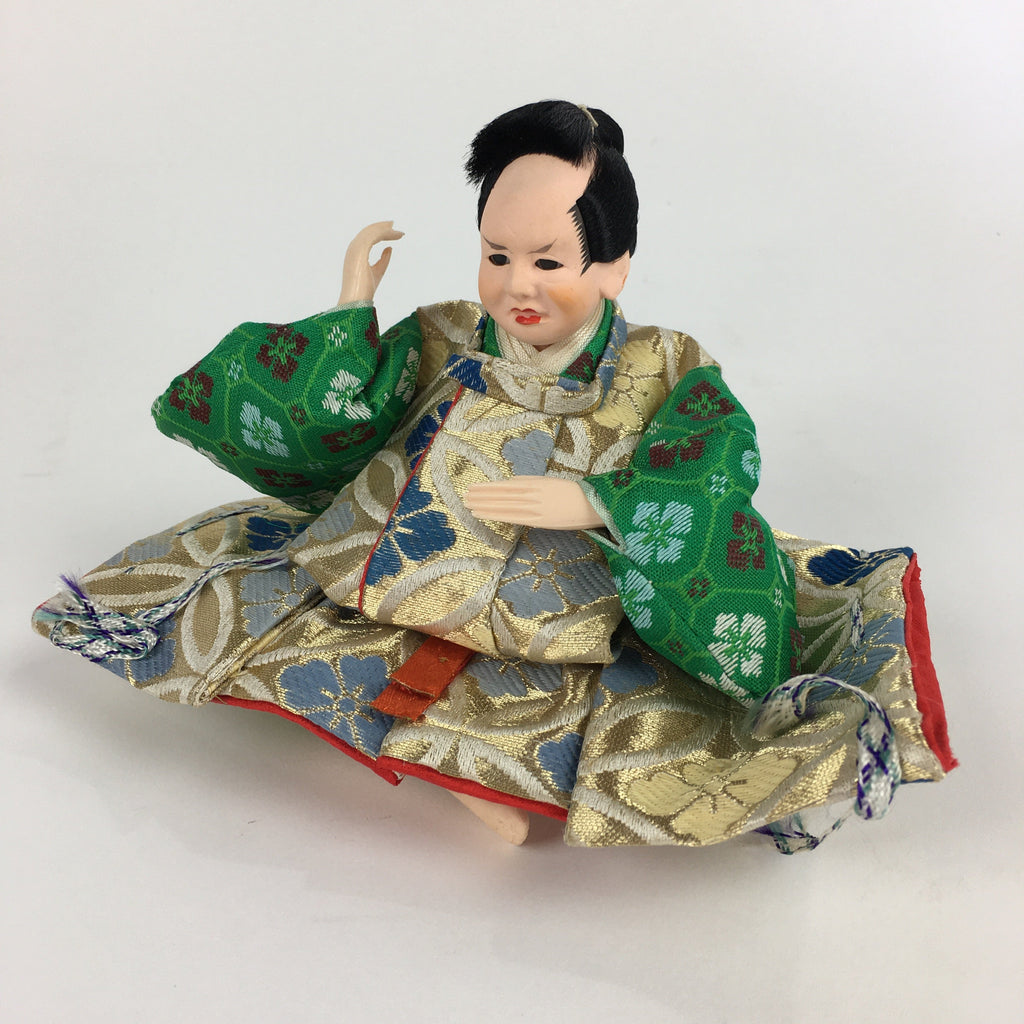 Japanese Hina Doll Servant Vtg Expressive Anger Face Girls Day Decor ID439