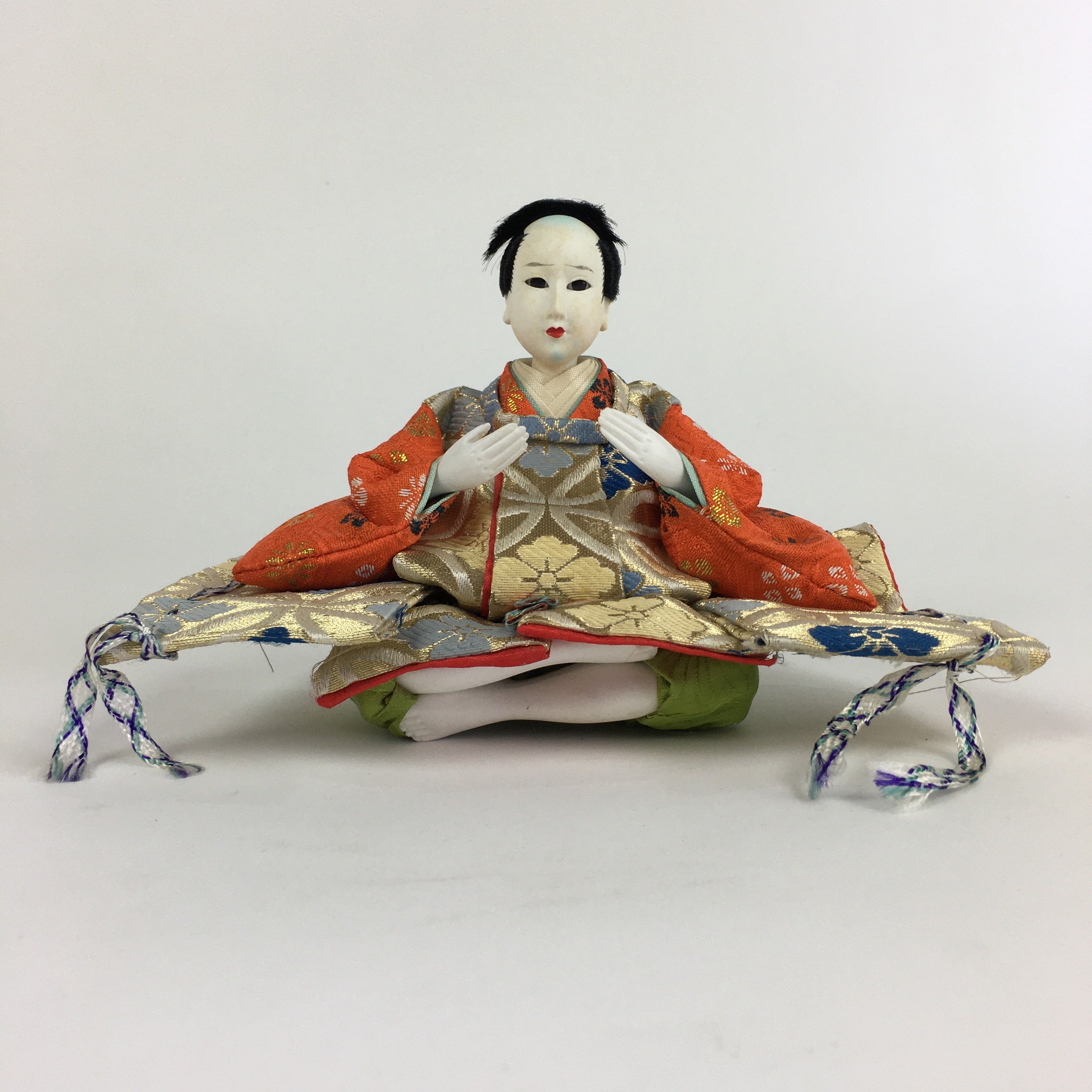 Japanese Hina Doll Servant Vtg Expressive Crying Face Girls Day Decor ID440