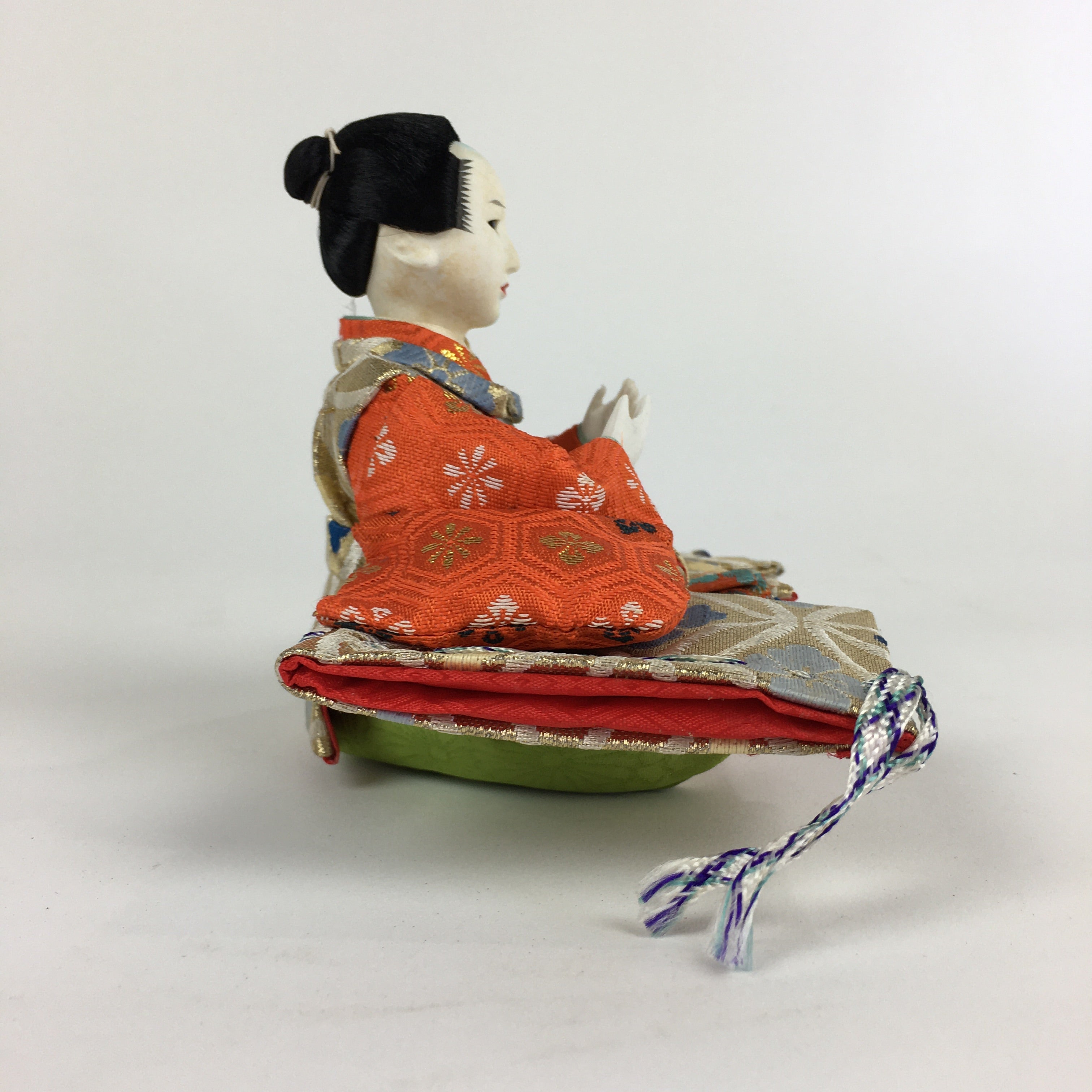 Japanese Hina Doll Servant Vtg Expressive Crying Face Girls Day Decor ID440