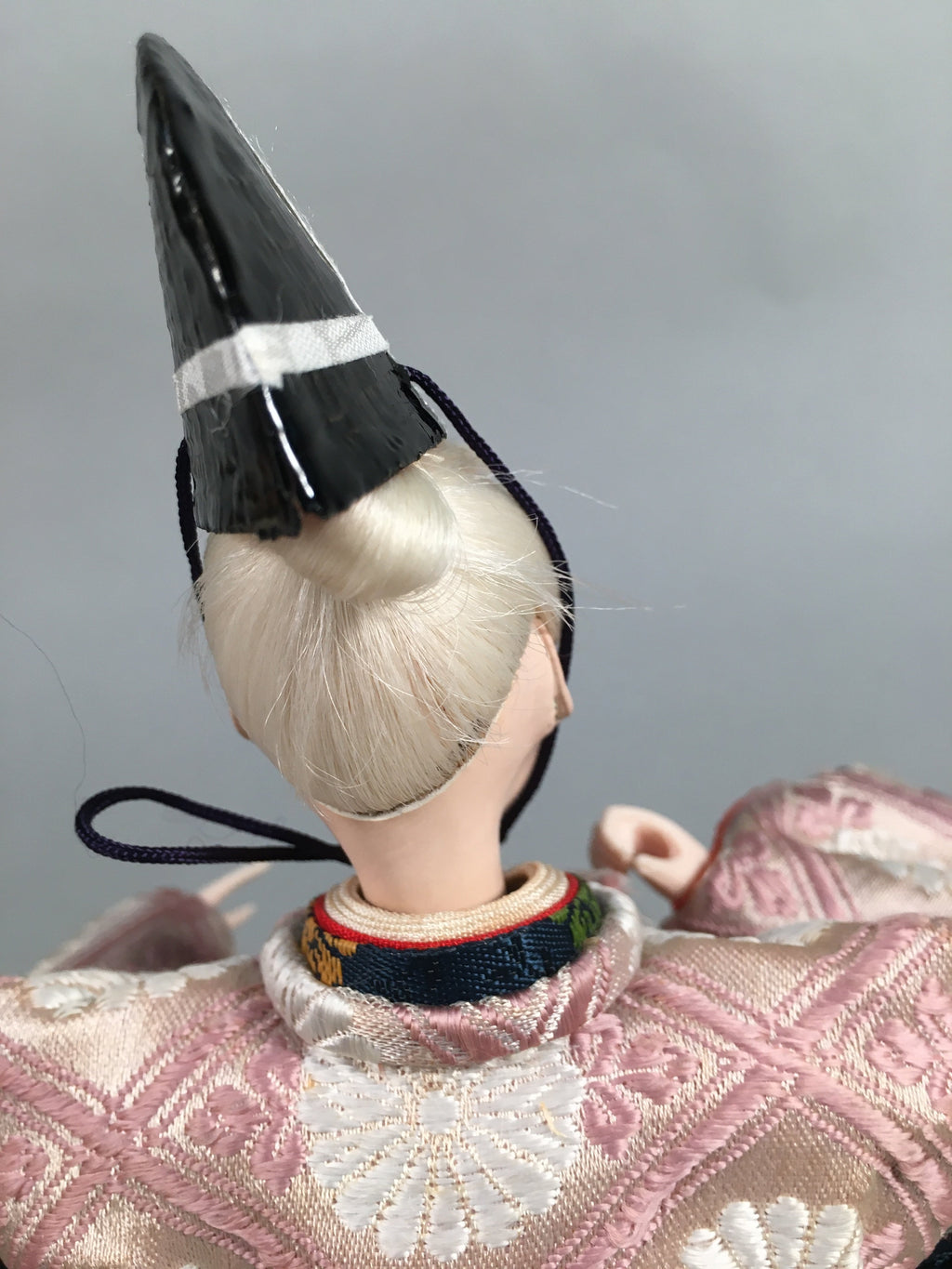 Japanese Hina Doll Servant Vtg Expressive Smile Face Girls Day Decor ID299