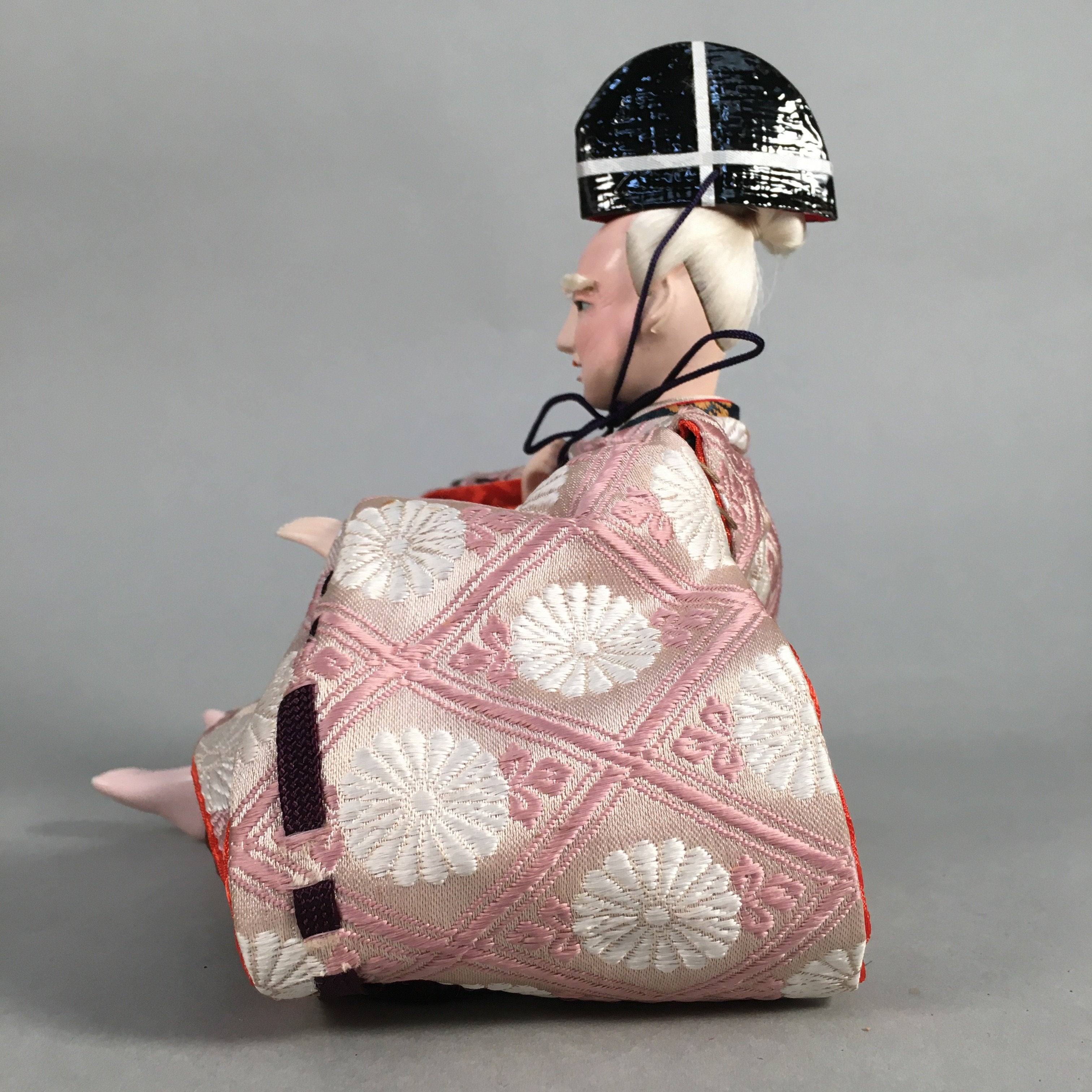 Japanese Hina Doll Servant Vtg Expressive Smile Face Girls Day Decor ID299