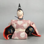 Japanese Hina Doll Servant Vtg Expressive Smile Face Girls Day Decor ID299