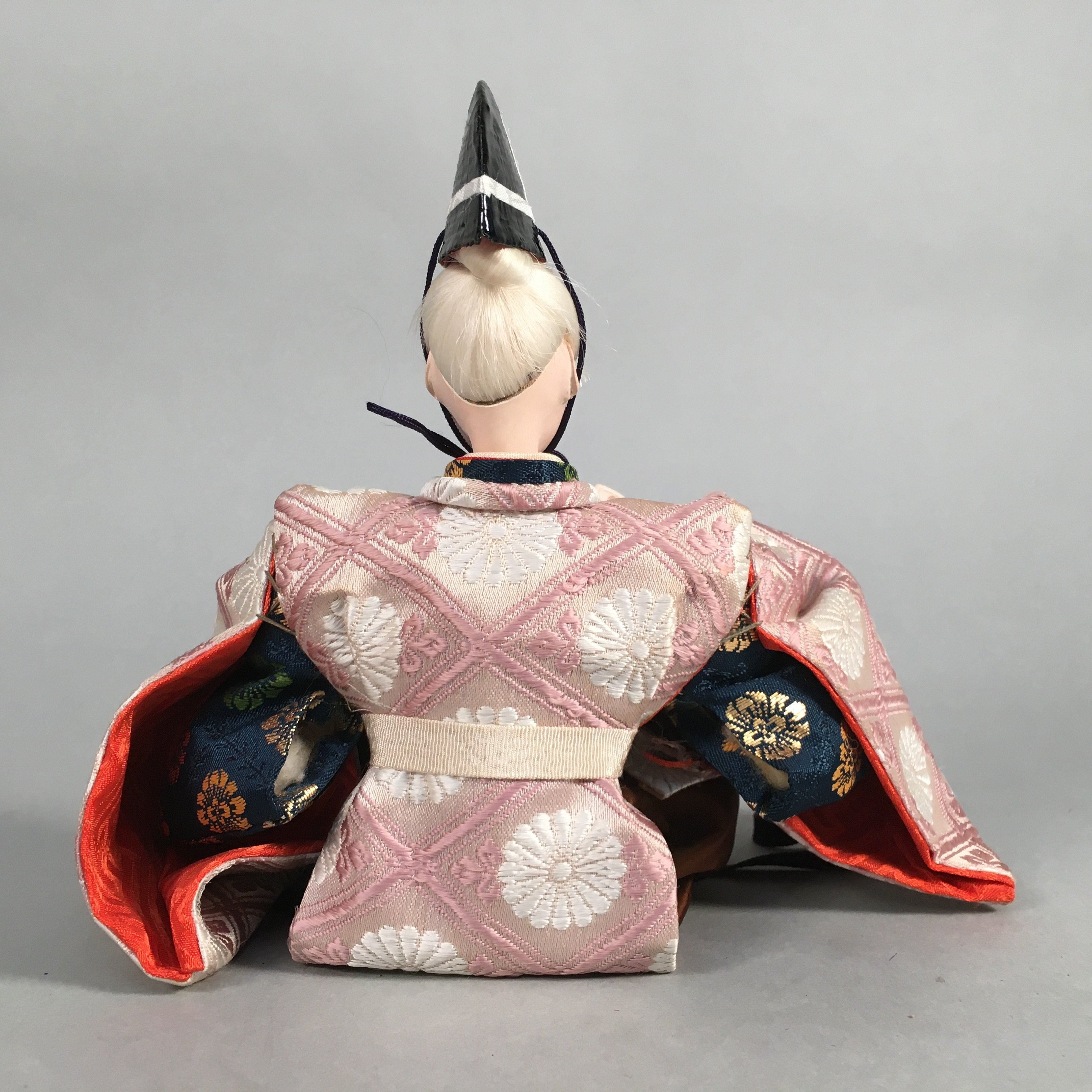Japanese Hina Doll Servant Vtg Expressive Smile Face Girls Day Decor ID299