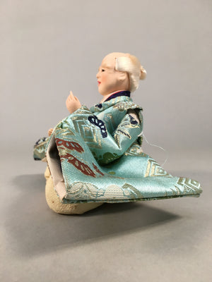 Japanese Hina Doll Servant Vtg Expressive Smile Face Girls Day Decor ID356