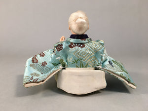 Japanese Hina Doll Servant Vtg Expressive Smile Face Girls Day Decor ID356