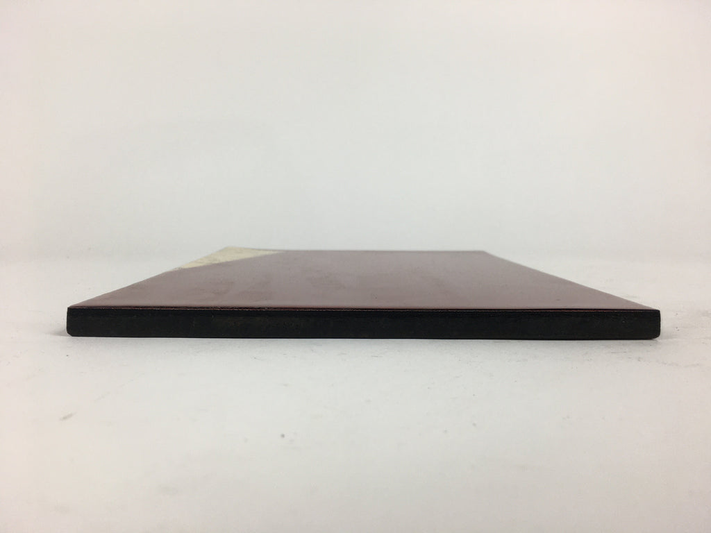Japanese Hina Doll Stand Flower Stand Display Mat Vtg Wood Red Rectangle ID406