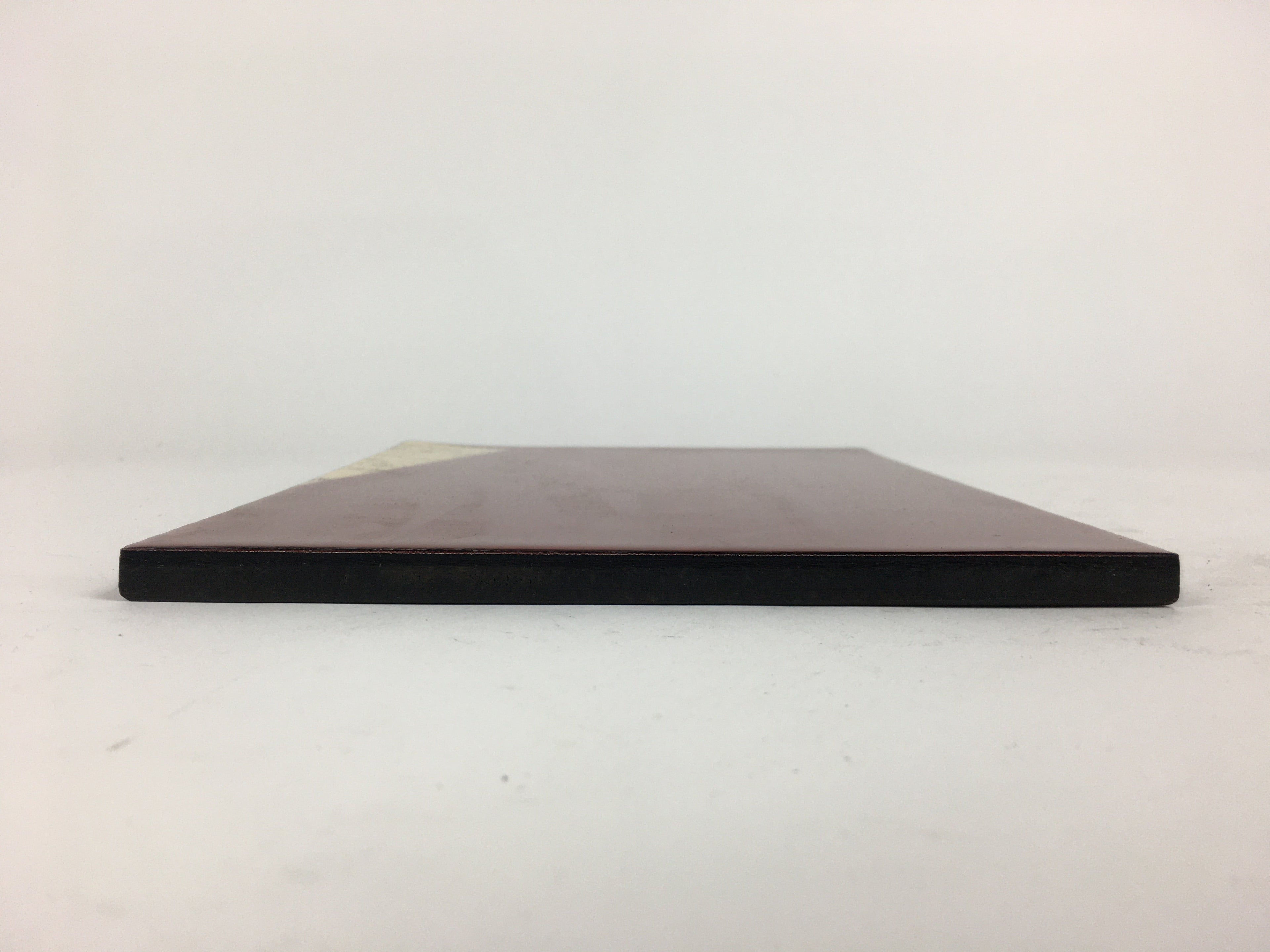Japanese Hina Doll Stand Flower Stand Display Mat Vtg Wood Red Rectangle ID406