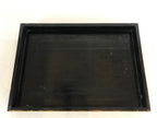 Japanese Hina Doll Stand Furniture Base Throne Vtg Wood Black Gold ID461