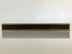 Japanese Hina Doll Stand Furniture Base Throne Vtg Wood Black Gold ID461