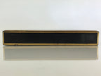 Japanese Hina Doll Stand Furniture Base Throne Vtg Wood Black Gold ID461