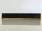 Japanese Hina Doll Stand Furniture Base Throne Vtg Wood Black Gold ID461