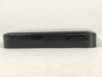 Japanese Hina Doll Stand Furniture Base Throne Vtg Wood Black Rectangle ID333