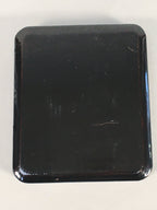 Japanese Hina Doll Stand Furniture Base Throne Vtg Wood Black Rectangle ID333