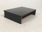 Japanese Hina Doll Stand Furniture Base Throne Vtg Wood Black Rectangle ID344