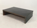 Japanese Hina Doll Stand Furniture Base Throne Vtg Wood Black Rectangle ID344