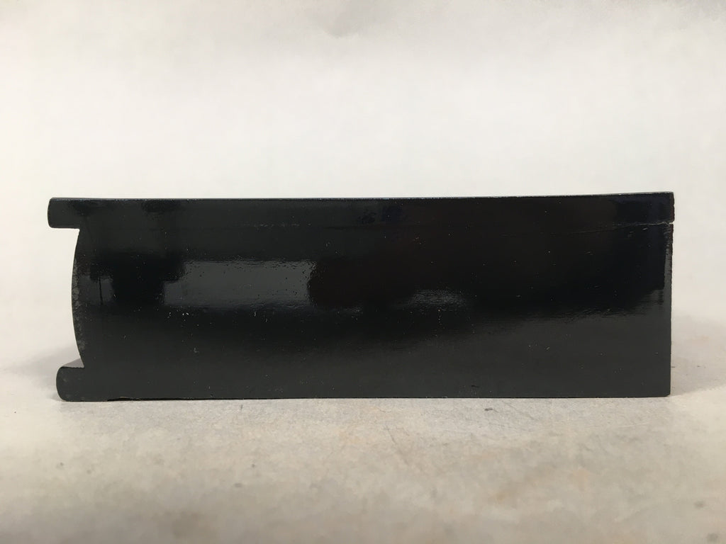 Japanese Hina Doll Stand Furniture Base Throne Vtg Wood Black Rectangle ID344