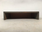 Japanese Hina Doll Stand Furniture Base Throne Vtg Wood Black Rectangle ID344