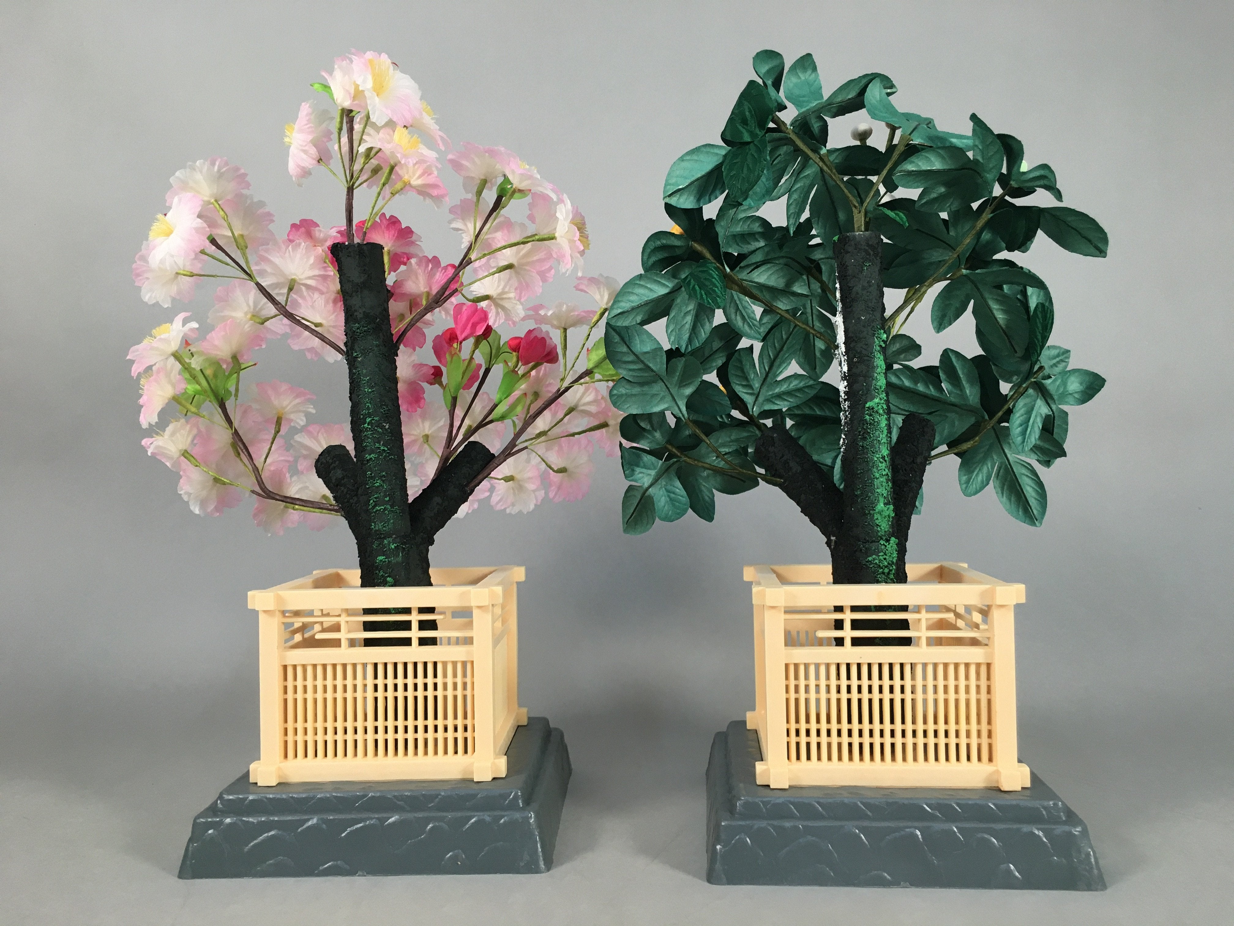 Japanese Hina Doll Tachibana Trees Cherry Blossom Ornaments Decoration ID322