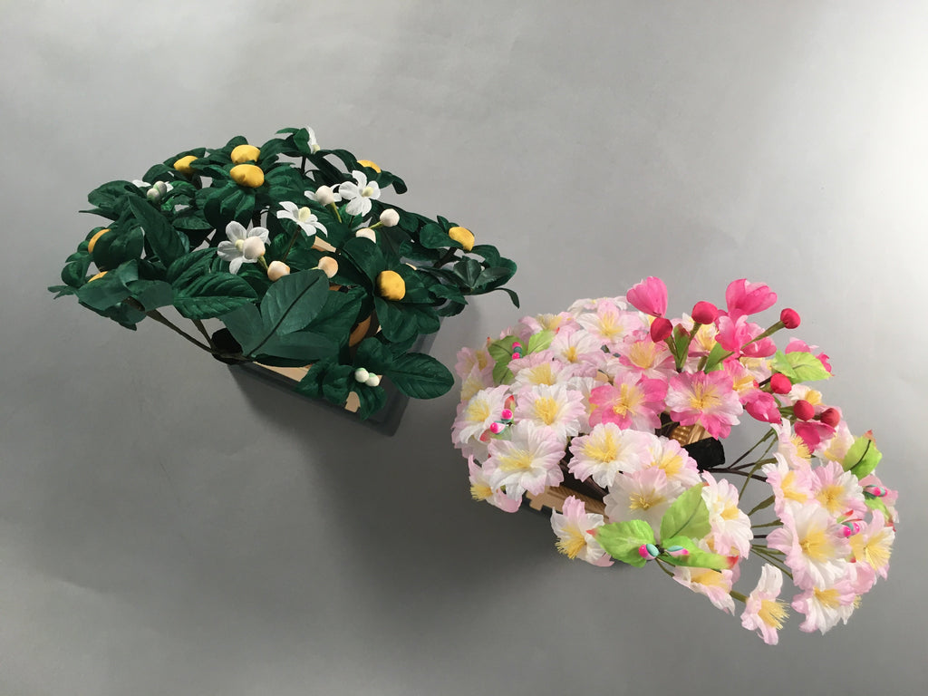 Japanese Hina Doll Tachibana Trees Cherry Blossom Ornaments Decoration ID322