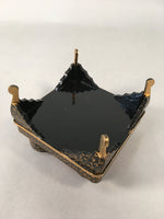 Japanese Hina Doll Tray Bowl Set Vtg Lacquer Gold Makie Wood Miniature ID363