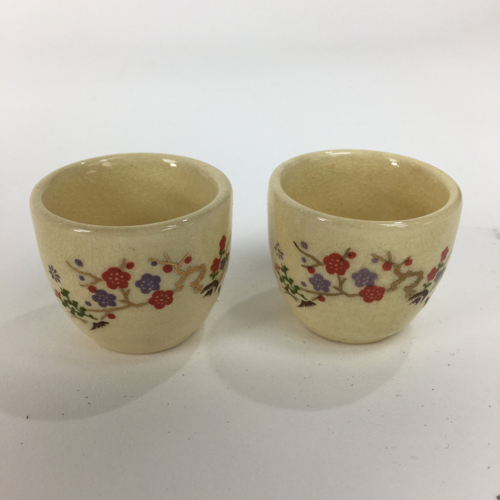 Japanese Hina Doll Tray Cups Teapot Vtg Lacquer Gold Makie Wood Miniature ID412