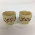 Japanese Hina Doll Tray Cups Teapot Vtg Lacquer Gold Makie Wood Miniature ID412