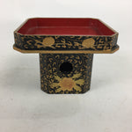 Japanese Hina Doll Tray Vtg Lacquer Gold Makie Wood Miniature Furniture ID402
