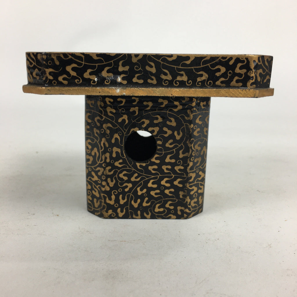 Japanese Hina Doll Tray Vtg Lacquer Gold Makie Wood Miniature Furniture ID402