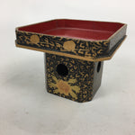 Japanese Hina Doll Tray Vtg Lacquer Gold Makie Wood Miniature Furniture ID402