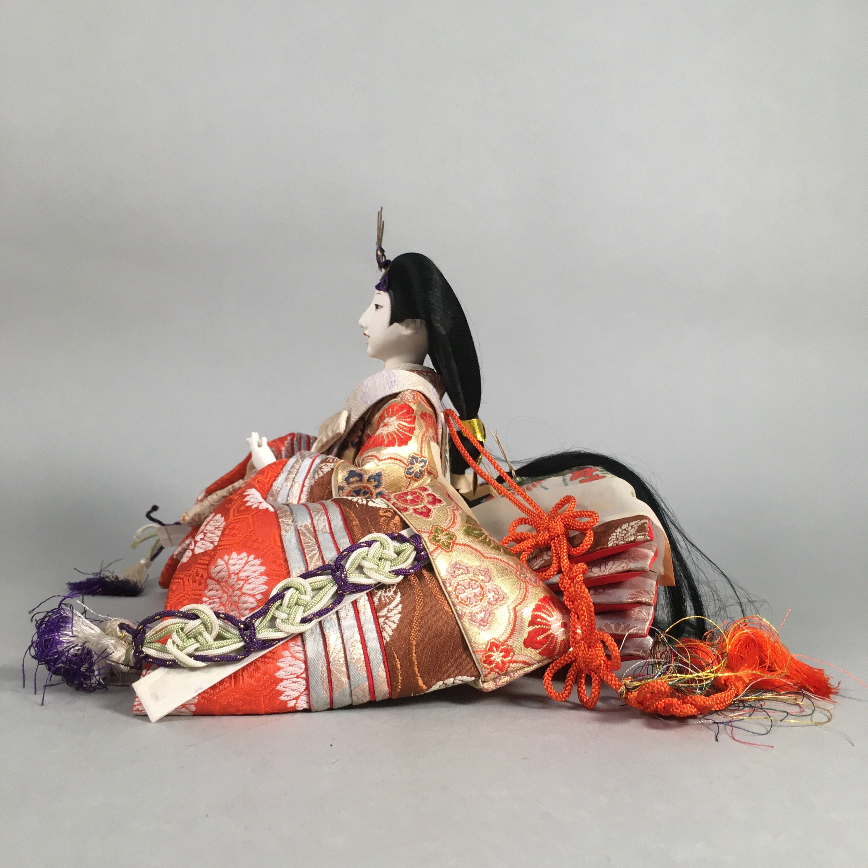 Japanese Hina Doll Vtg Empress Girls Day Festival Kimono Woman ID302