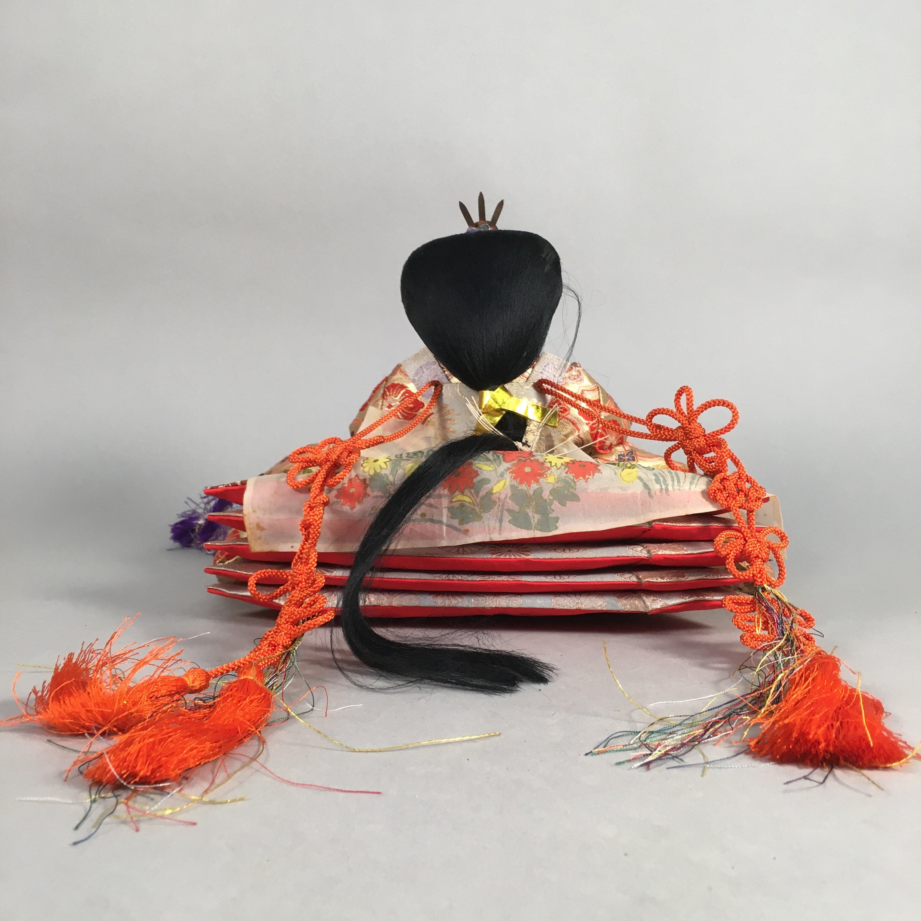 Japanese Hina Doll Vtg Empress Girls Day Festival Kimono Woman ID302