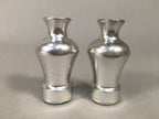 Japanese Hina Doll Vtg Flower Stand Accessory Sake Bottle Silver ID365