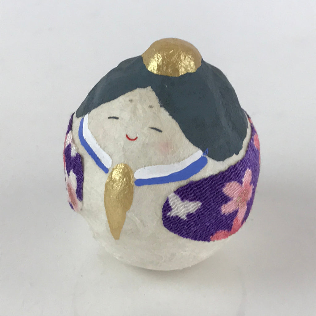 Japanese Hina Doll Vtg Paper Figurine Prince Ryuko Paper-Mache KF588