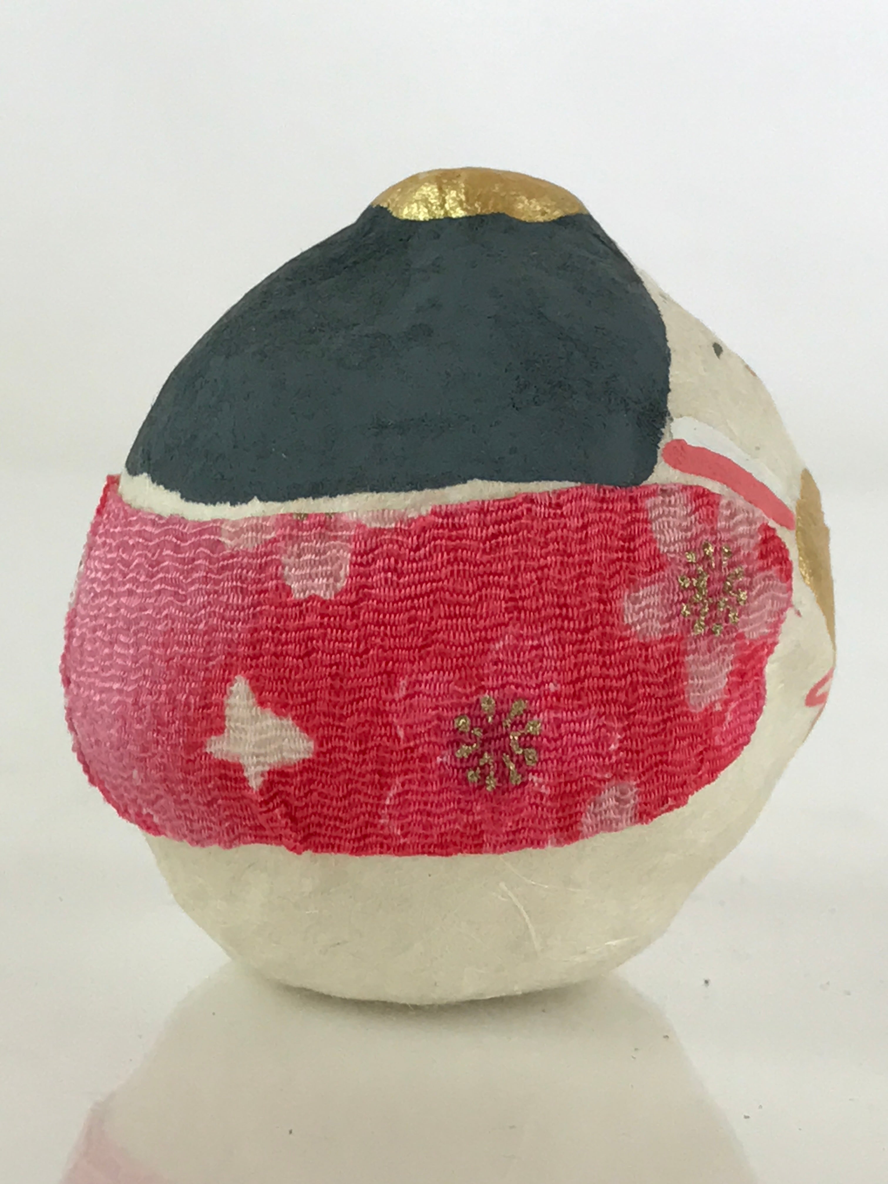 Japanese Hina Doll Vtg Paper Figurine Princess Ryuko Paper-Mache KF589