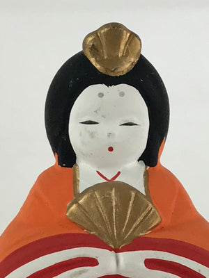 Japanese Hina Doll Vtg Plaster Figurine Princess Girl's Day Festival Decoration