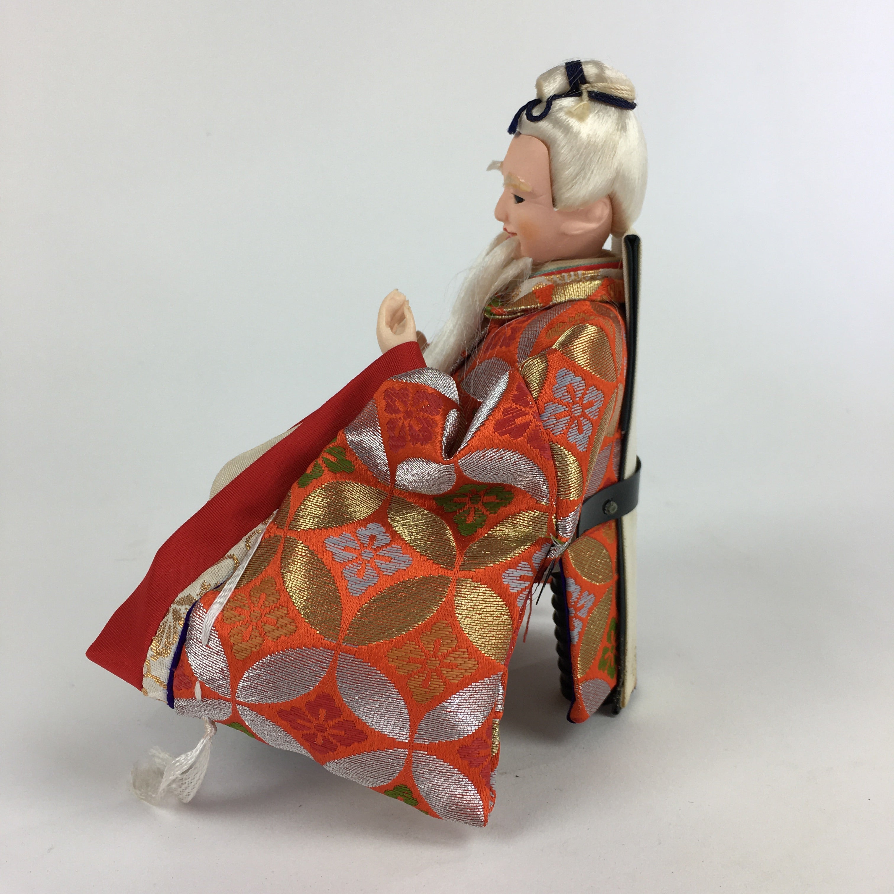 Japanese Hina Doll Vtg Sadaijin Minister Girls Festival Kimono Man ID451