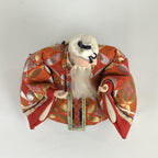 Japanese Hina Doll Vtg Sadaijin Minister Girls Festival Kimono Man ID451