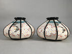 Japanese Hina Doll furniture Lantern Vtg Bonbori Cherry Blossom Sakura ID323