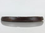Japanese Hokkaido Ainu Wood Carved Wall DecorationVtg Nurimono Brown AB99
