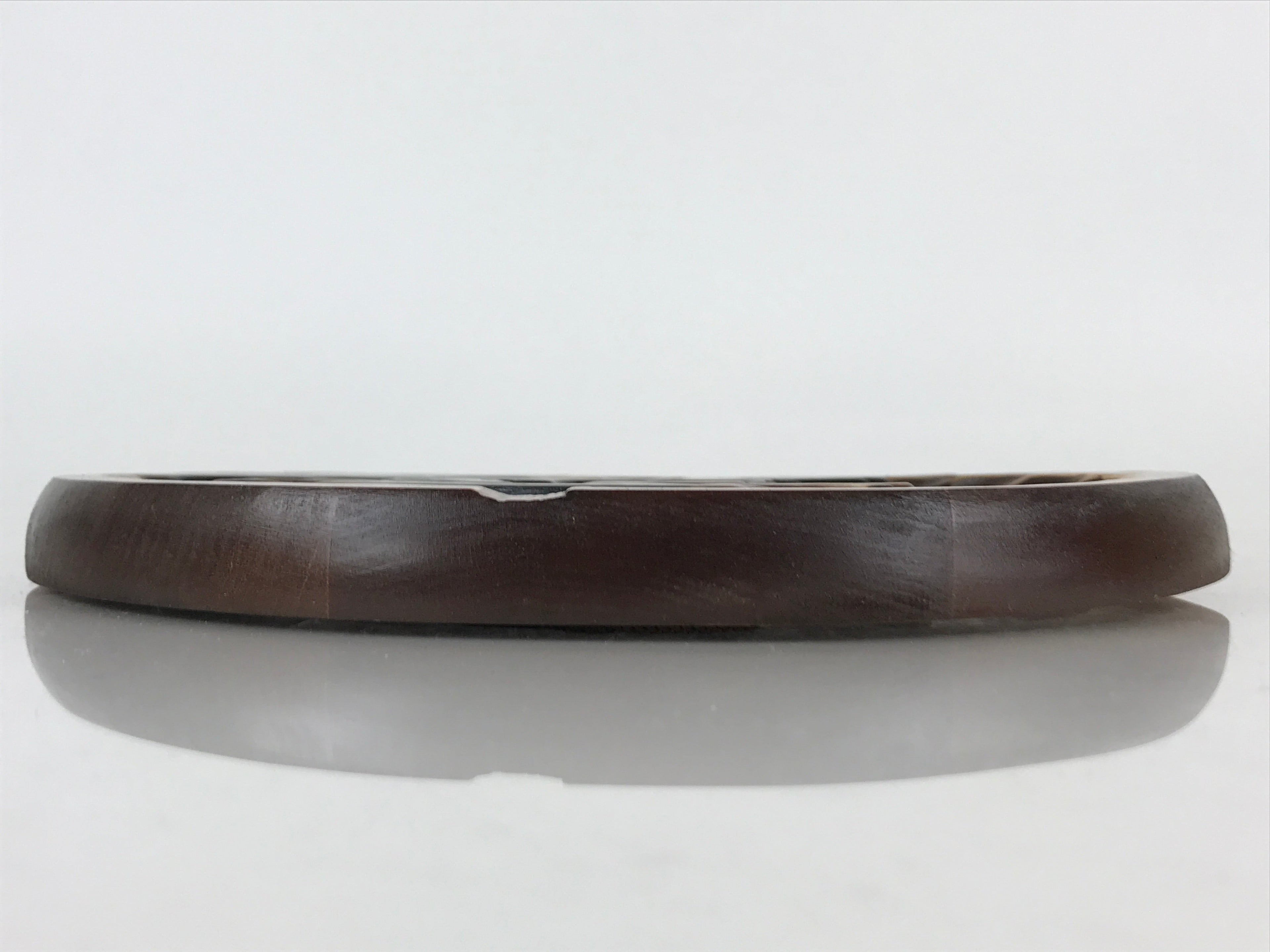 Japanese Hokkaido Ainu Wood Carved Wall DecorationVtg Nurimono Brown AB99