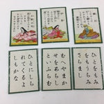Japanese Hyakunin Isshu Vtg Playing Cards Karuta 100 Poem Matching Game JK276