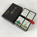 Japanese Hyakunin Isshu Vtg Playing Cards Karuta 100 Poem Matching Game JK277