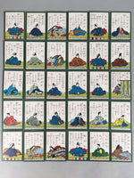 Japanese Hyakunin Isshu Vtg Traditional Playing Cards 100 Poem Game JK126