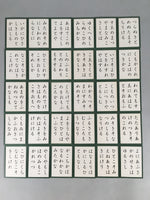 Japanese Hyakunin Isshu Vtg Traditional Playing Cards 100 Poem Game JK126