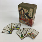 Japanese Hyakunin Isshu Vtg Traditional Playing Cards 100 Poem Game JK389