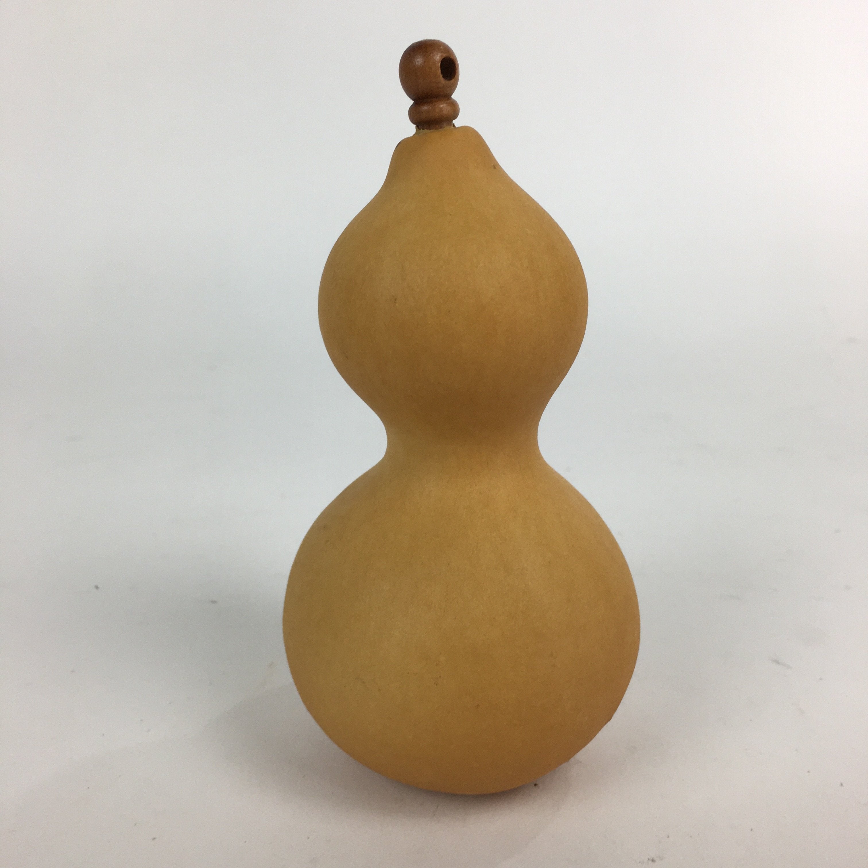 Japanese Hyotan Natural Gourd Sake Bottle Brown Lucky Charm Calabash G233