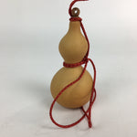 Japanese Hyotan Natural Gourd Sake Bottle Brown Lucky Charm Calabash G234